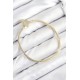 Pirinç Charm Zirkon Taşlı Taç Model Gold Renk Kadın Bileklik - TJ-BB7808