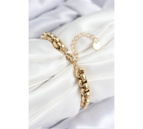316L Çelik Halat Zincir Model Gold Renk Kadın Bileklik - TJ-BB7830 316L Çelik Halat Zincir Model Gold Renk Kadın Bileklik - TJ-BB7830