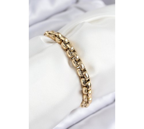 316L Çelik Halat Zincir Model Gold Renk Kadın Bileklik - TJ-BB7830 316L Çelik Halat Zincir Model Gold Renk Kadın Bileklik - TJ-BB7830