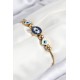 316L Çelik Göz Charm Model Gold Renk Kadın Bileklik - TJ-BB7843