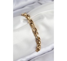 316L Çelik Örgü Model Gold Renk Kadın Bileklik - TJ-BB7833