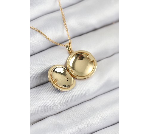 316L Çelik Zirkon Taşlı Açılabilr Kapaklı Gezegen Model Gold Renk Kadın Kolye - TJ-BKO10519 316L Çelik Zirkon Taşlı Açılabilr Kapaklı Gezegen Model Gold Renk Kadın Kolye - TJ-BKO10519