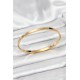 316L Çelik Gold Renk 65 mm İnce Kadın Kelepçe Bileklik - TJ-BB7915