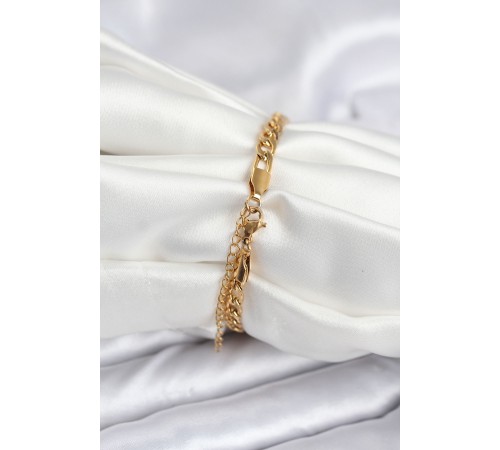 316L Çelik Gold Renk Yazı Yazmaya Uygun Kadın Bileklik - TJ-BB7916