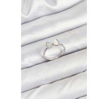 Pirinç Gümüş Renk Fiyonk Model Kadın Yüzük - TJ-BYK3839