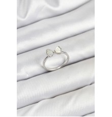 Pirinç Gümüş Renk Fiyonk Model Kadın Yüzük - TJ-BYK3839