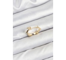 Pirinç Gold Renk Kemik Model Kadın Yüzük - TJ-BYK3848