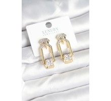 Pirinç Gold Renk Vintage Kadın Küpe - TJ-BKP11239