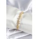Pirinç Gold Renk Kalp Model Kadın Bileklik - TJ-BB7982