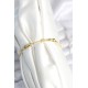 Pirinç Gold Renk Halley Yıldız Model Kadın Bileklik - TJ-BB7984