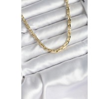 Pirinç Gold Renk 60 cm Zincir Kadın Kolye - TJ-BKO10600