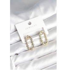 Vintage Model Halka Zirkon Taşlı Kadın Küpe - TJ-BKP11302