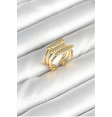 Pirinç Gold Renk Vİntage Model Kadın Yüzük - TJ-BYK3907