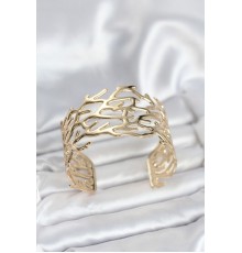 Pirinç Gold Renk Vintage Model Kadın Bileklik - TJ-BB8064