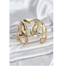 Pirinç Gold Renk Vintage Kadın Bileklik - TJ-BB8059