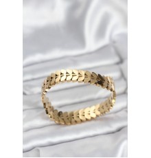 316L Çelik Başak Model Kadın Kelepçe Bileklik - TJ-BB8070