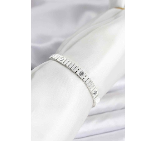 Gümüş Renk VIP Seri Bileklik - TJ-BB8077