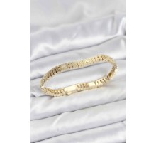 Gold Renk Vip Seri Bileklik - TJ-BB8078