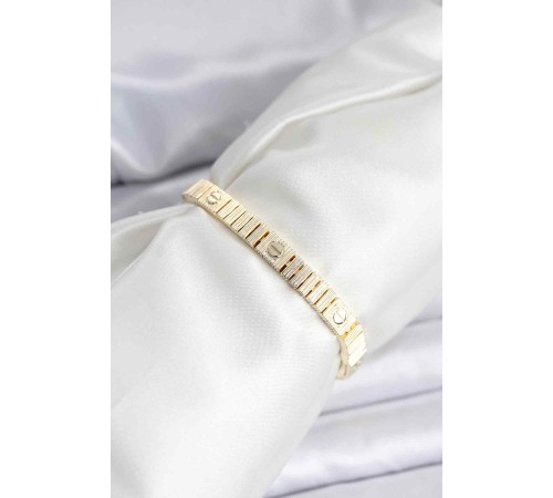 Gold Renk Vip Seri Bileklik - TJ-BB8078