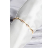 Yıldız Model Gold Renk Pirinç Bileklik - TJ-BB8081