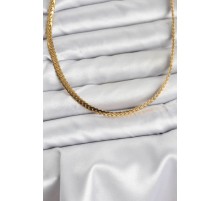 316L Çelik Gold Renk Zincir Kadın Kolye - TJ-BKO10631