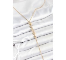 316L Çelik Zincir Gold Renk Yıldız Model Y Kolye - TJ-BKO10660