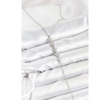 316L Çelik Zincir Gümüş Renk Yıldız Model Y Kolye - TJ-BKO10661