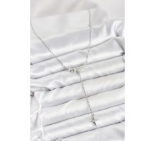 316L Çelik Zincir Gümüş Renk Yıldız Model Y Kadın Kolye - TJ-BKO10667