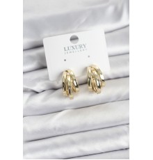Pirinç Gold Renk Vintage Halka Model Kadın Küpe - TJ-BKP11357