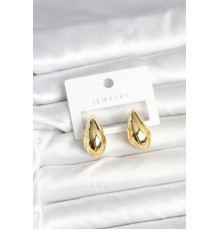 Gold Renk Damla Küpe 24 mm - TJ-BKP11378