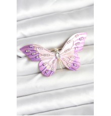 Lila Renk Kelebek Model Broş - TJ-BR465