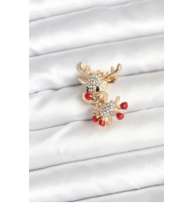 Noel Geyiği Model Yılbaşı Temalı Broş - TJ-BR472