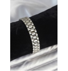 316L Çelik Gümüş Renk 12 mm Kalınlık Erkek Bileklik - TJ-EB3777