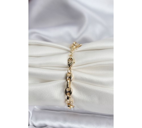 14K Gold Renk Kaplama Kahve Çekirdeği Model CM Kadın Bileklik - TJ-BB8119