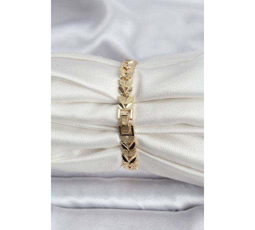 14K Gold Renk Kaplama Başak Model CM Kadın Bileklik - TJ-BB8127