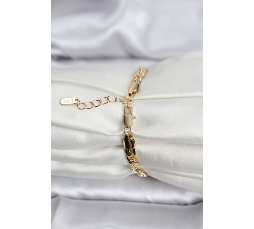 14K Gold Renk Kaplama Zincir Model CM Kadın Bileklik - TJ-BB8129