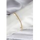 14K Gold Renk Kaplama Kalpli Model CM Kadın Bileklik - TJ-BB8131