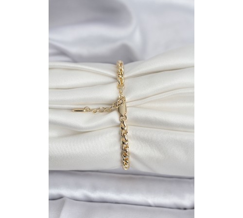 14K Gold Renk Kaplama Zincir Model Kadın CM Bileklik - TJ-BB8132