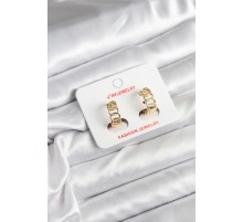 14K Gold Renk Kaplama Samanyolu Model CM Kadın Küpe - TJ-BKP11406