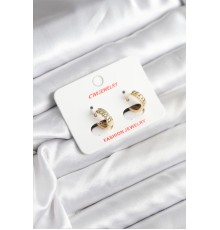 14K Gold Renk Kaplama CM Kadın Küpe - TJ-BKP11407