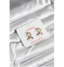 14K Gold Renk Kaplama CM Kadın Küpe - TJ-BKP11412