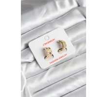 14K Gold Renk Kaplama CM Kadın Küpe - TJ-BKP11414