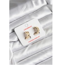 14K Gold Renk Kaplama CM Kadın Küpe - TJ-BKP11414