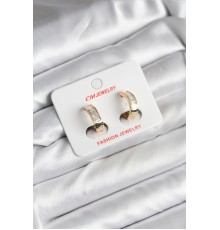 14K Gold Renk Kaplama CM Kadın Küpe - TJ-BKP11421