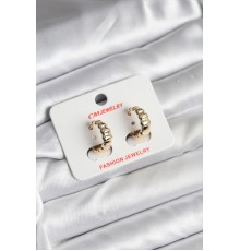 14K Gold Renk Kaplama CM Kadın Küpe - TJ-BKP11422