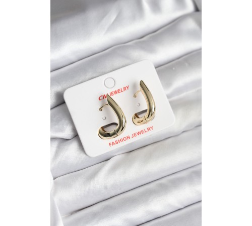 14K Gold Renk Kaplama CM Kadın Küpe - TJ-BKP11424