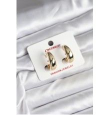 14K Gold Renk Kaplama Halka CM Kadın Küpe - TJ-BKP11426