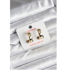 14K Gold Renk Kaplama Halka CM Kadın Küpe - TJ-BKP11430