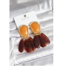 Pirinç Gold Renk Vintage Model Kadın Küpe - TJ-BKP11431