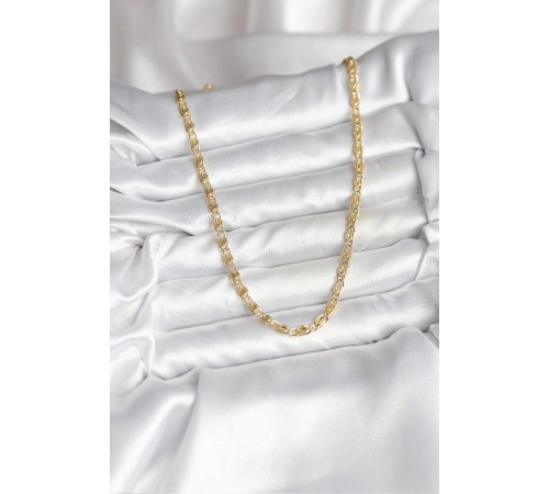 14K Gold Renk Kaplama Zincir Model CM Kadın Kolye - TJ-BKO10732